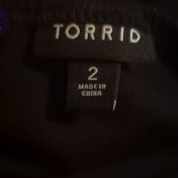 TORRID Sleeveless Ponte Black Jumpsuit 2x/18-20 - Picture 9 of 11